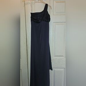Beautiful, one shoulder bridesmaid dress